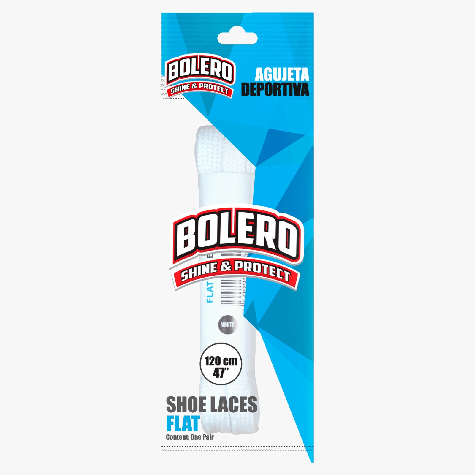 BOLERO AGUJETA DEPORTIVA BLANCO 120 CM