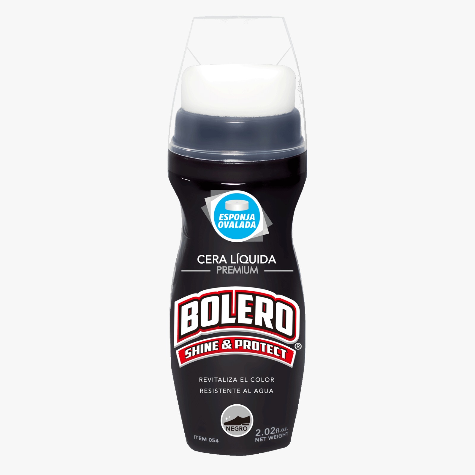 BOLERO CERA LÍQUIDA NEGRO PARA CALZADO 60 ML