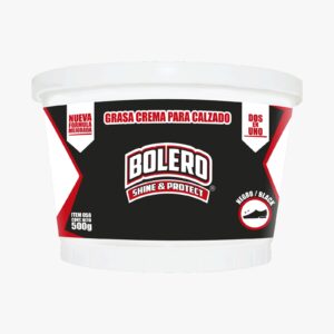GRASA CREMA 2 EN 1 NEGRO 500 G