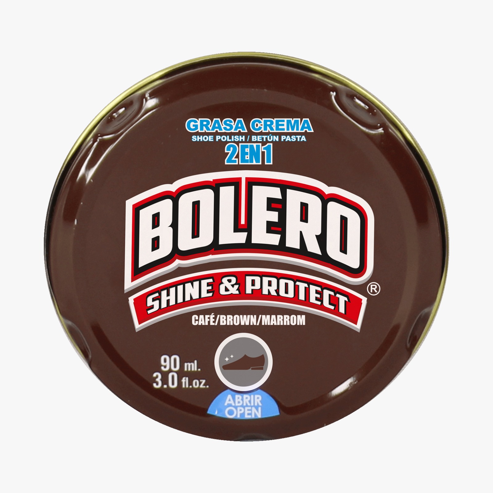 BOLERO GRASA CREMA CAFÉ 90 ML