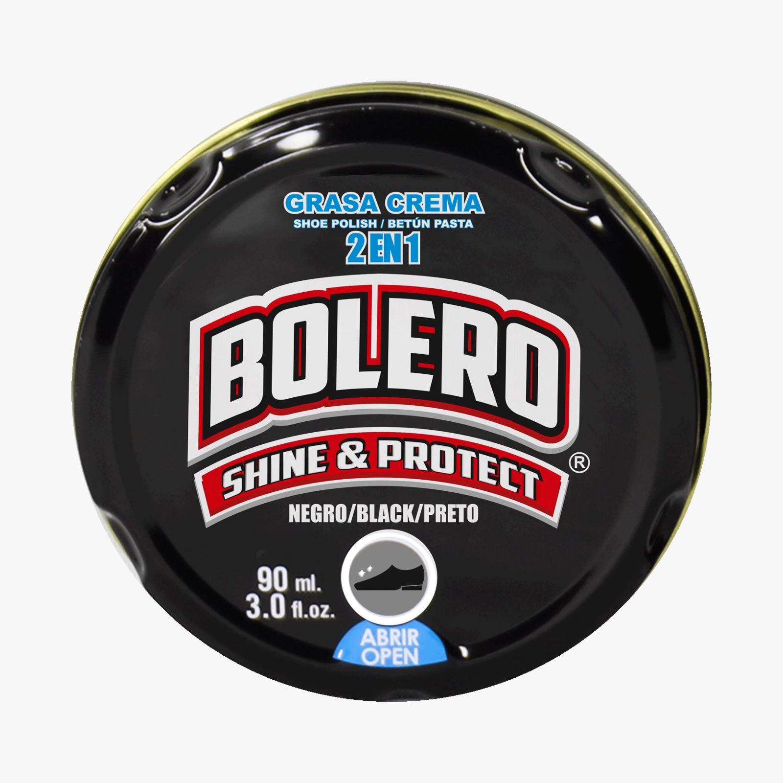 BOLERO GRASA CREMA NEGRO 90 ML